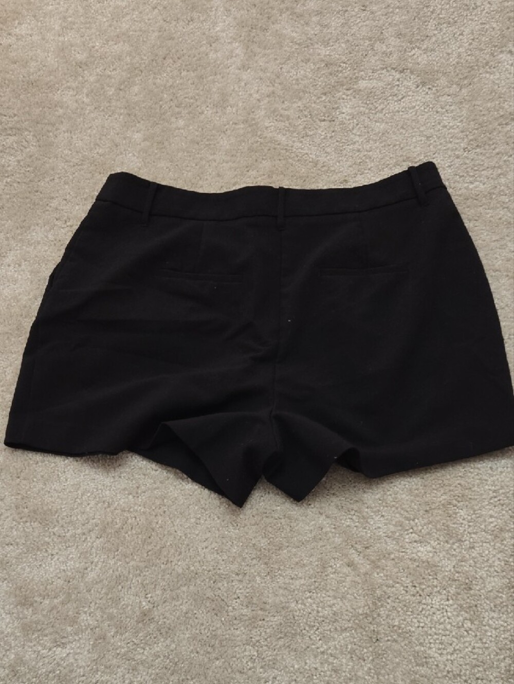 Classic Women's Black Tailored Shorts - Picture 2 of 3